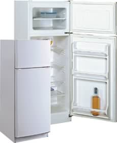 Двух-отсечный (морозилка + холодильник) объем 270 литров.