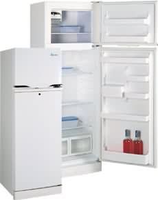 Двух-отсечный (морозилка + холодильник) объем 308 литров.