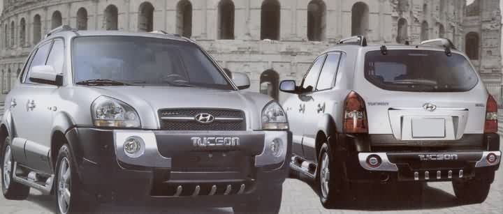 Hyundai Tuscon (хромированные накладки)