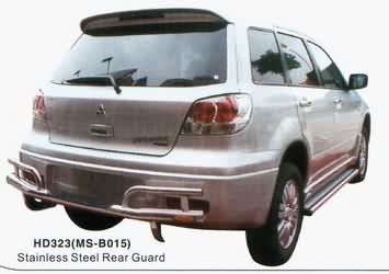 HD323 (MS-B015) - Задняя дуга (защита) для Mitsubishi Outlander