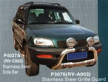 P3076 (RV-A003) - Передняя дуга, P4027A (RV-C002) - боковые подножки для Toyota RAV4 (10-ые кузова)