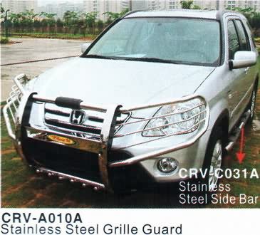 CRV-A010A - Передняя дуга, C031A - Боковые подножки для Honda C-RV 2005 года